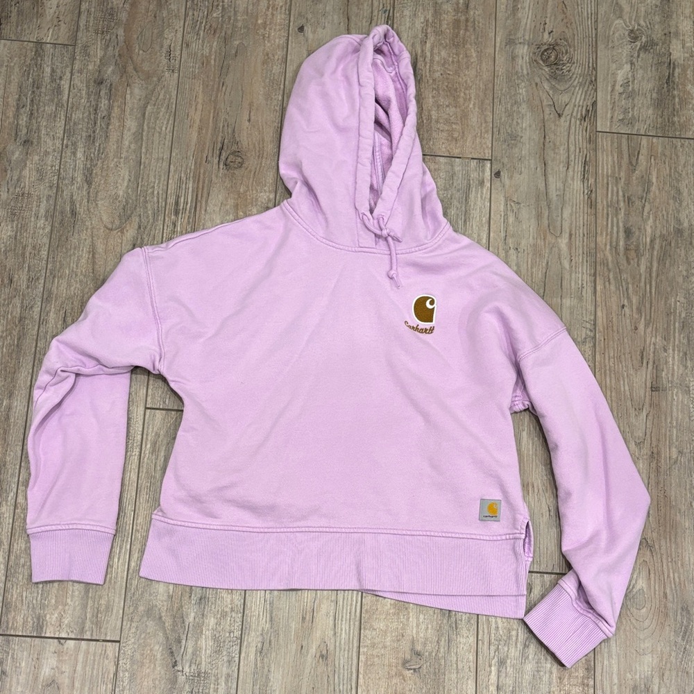 Carhartt Women's Tencel Fiber Series Loose Fit Light Purple Hoodie Size Small
